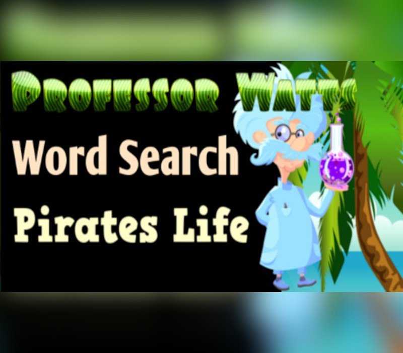 Professor Watts Word Search: Pirates Life Steam CD Key Logo