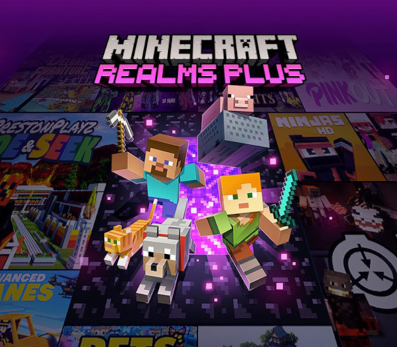 Minecraft Realms Plus 1-Month Subscription XBOX One / Xbox Series X|S / PC CD Key Logo