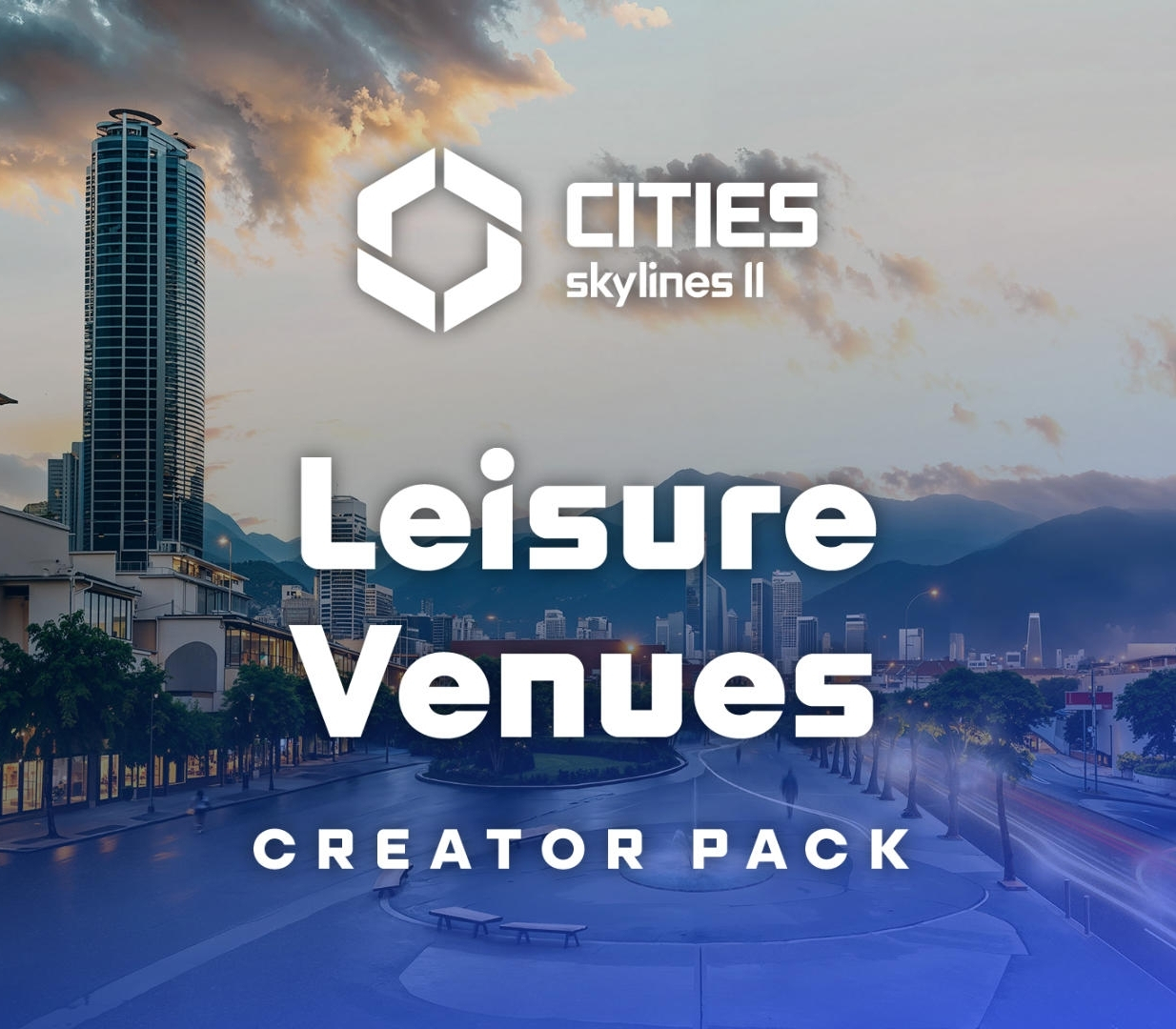 Cities: Skylines II - Creator Pack: Leisure Venues DLC EU PC Steam CD Key Logo