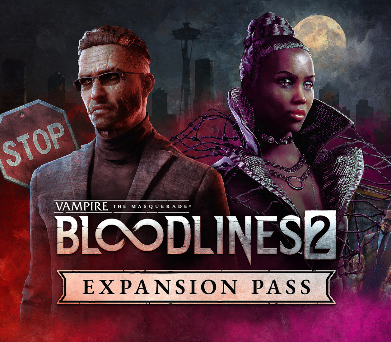 Vampire: The Masquerade - Bloodlines 2 - Expansion Pass DLC PC Steam CD Key Logo