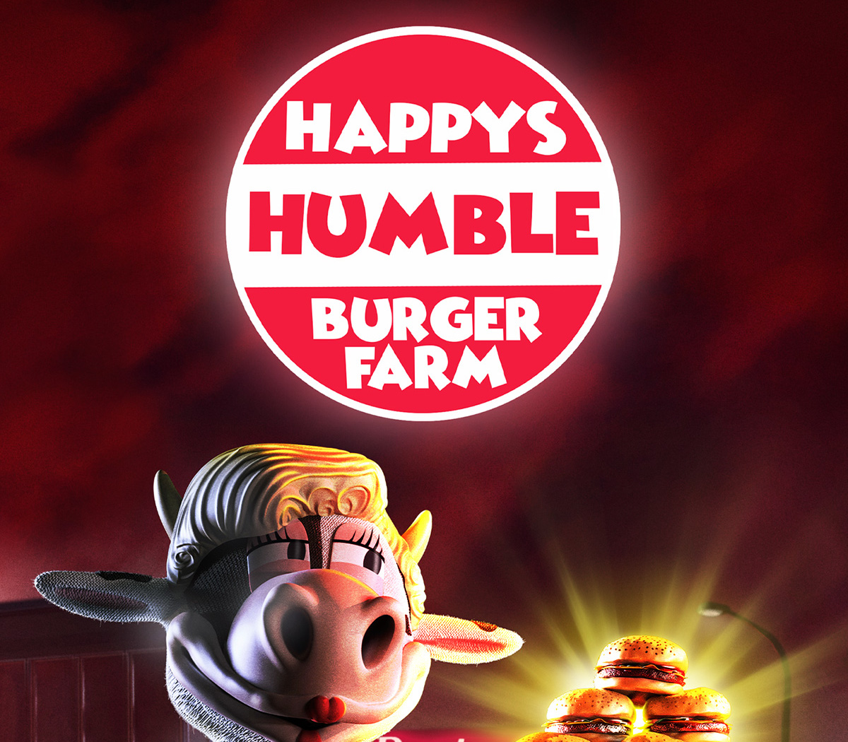 Happy's Humble Burger Farm PC Steam CD Key Logo