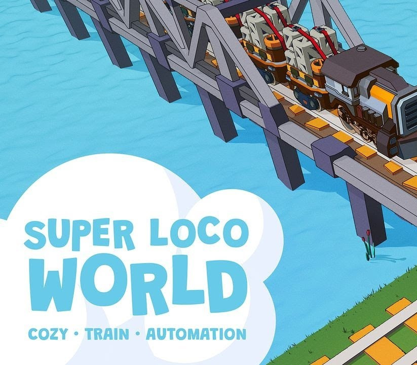Super Loco World: Cozy Train Automation EU PC Steam CD Key Logo