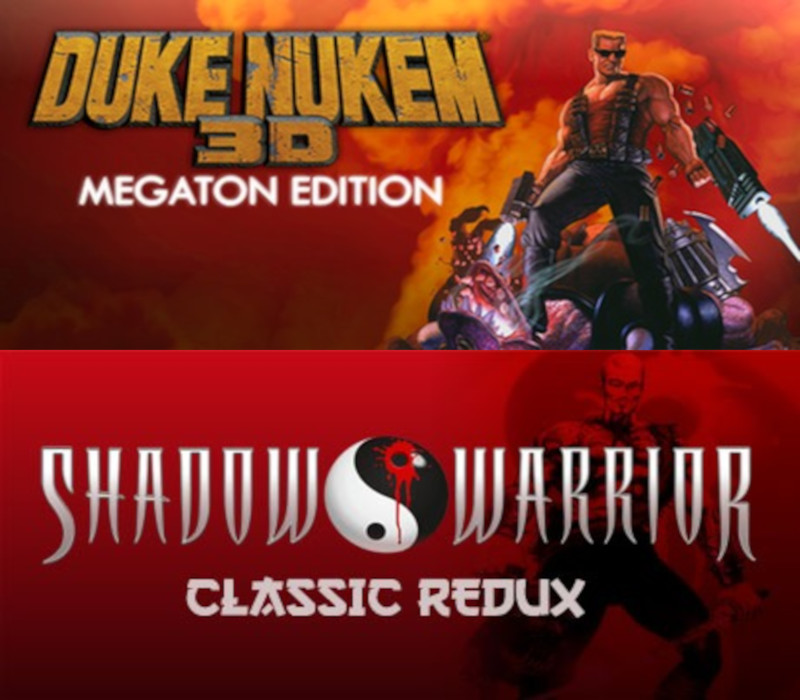 Duke Nukem 3D: Megaton Edition + Shadow Warrior Classic Redux PC Steam CD Key Logo