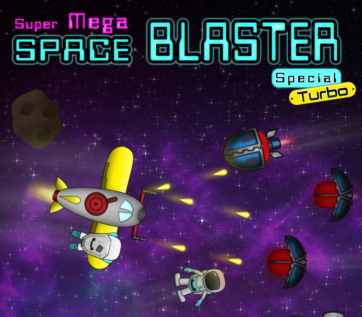 Super Mega Space Blaster Special Turbo PC Steam CD Key Logo