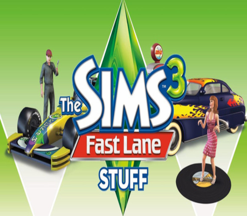The Sims 3 - Fast Lane Stuff Expansion Pack EU EA App CD Key Logo
