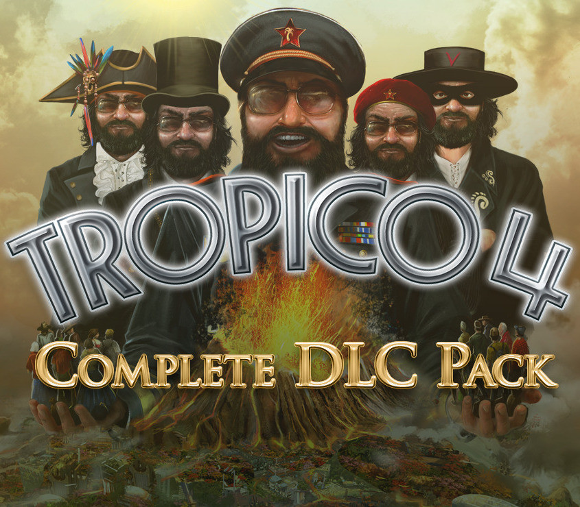 Tropico 4 - Complete DLC Pack EU Steam CD Key Logo