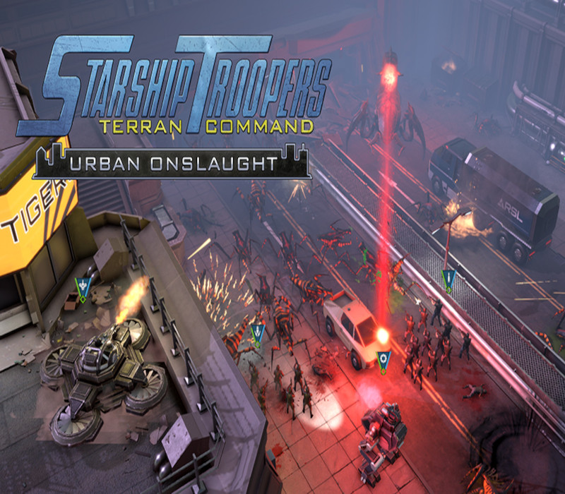Starship Troopers: Terran Command - Urban Onslaught DLC PC Steam CD Key Logo