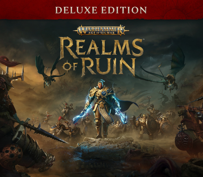Warhammer Age of Sigmar: Realms of Ruin Deluxe Edition RoW Steam CD Key Logo