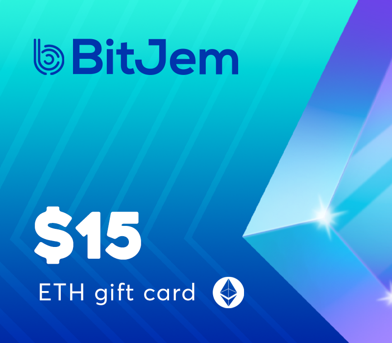 BitJem $15 Gift Card Logo