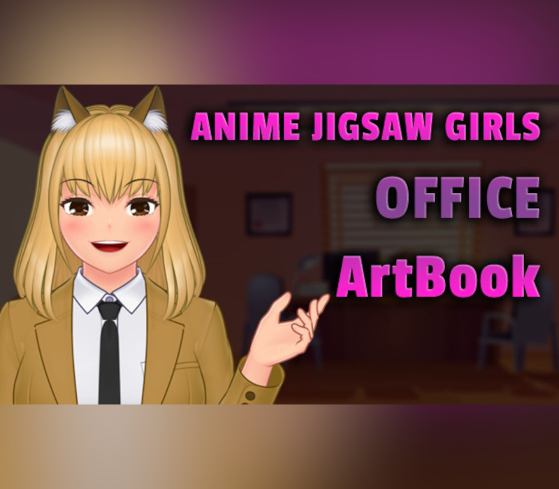 Anime Jigsaw Girls - Office ArtBook DLC PC Steam CD Key Logo
