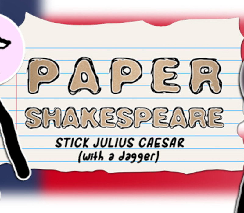 Paper Shakespeare: Stick Julius Caesar (with a dagger) Steam CD Key Logo