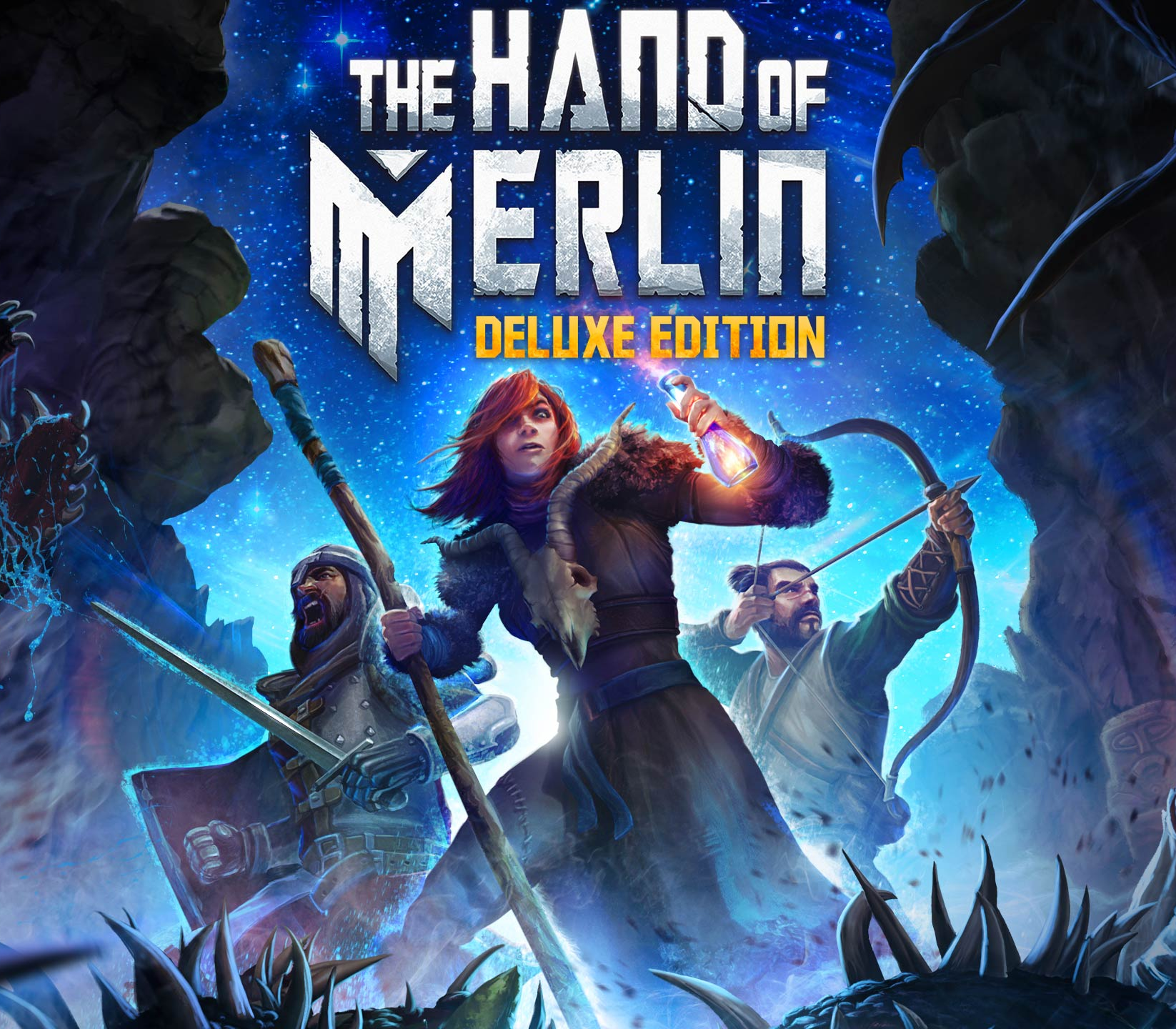 The Hand of Merlin Deluxe Edition Bundle PC Steam CD Key Logo