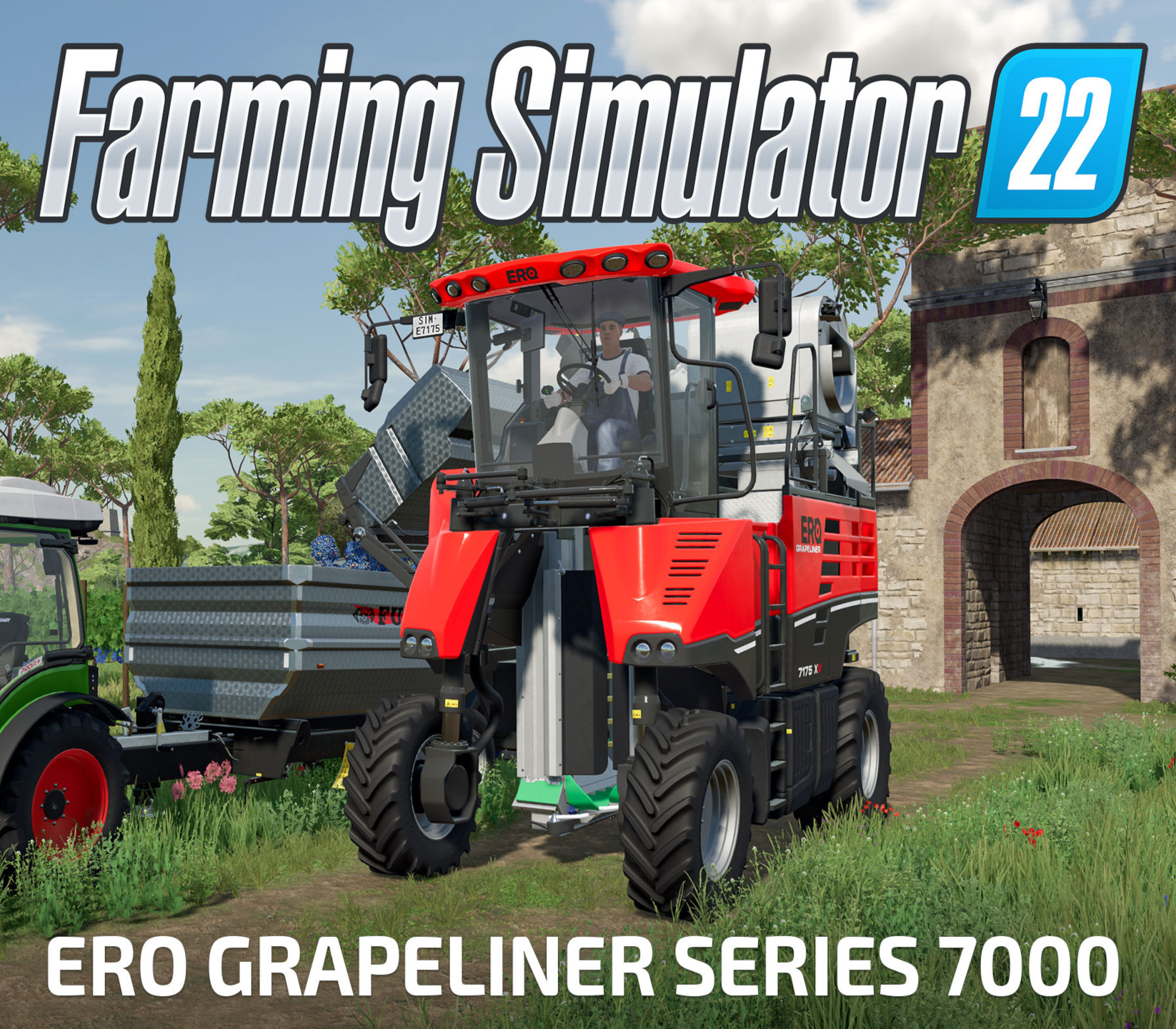 Farming Simulator 22 - ERO Grapeliner 7000 DLC PC Steam CD Key Logo