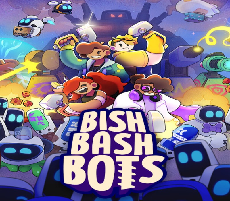 Bish Bash Bots PC Steam CD Key Logo