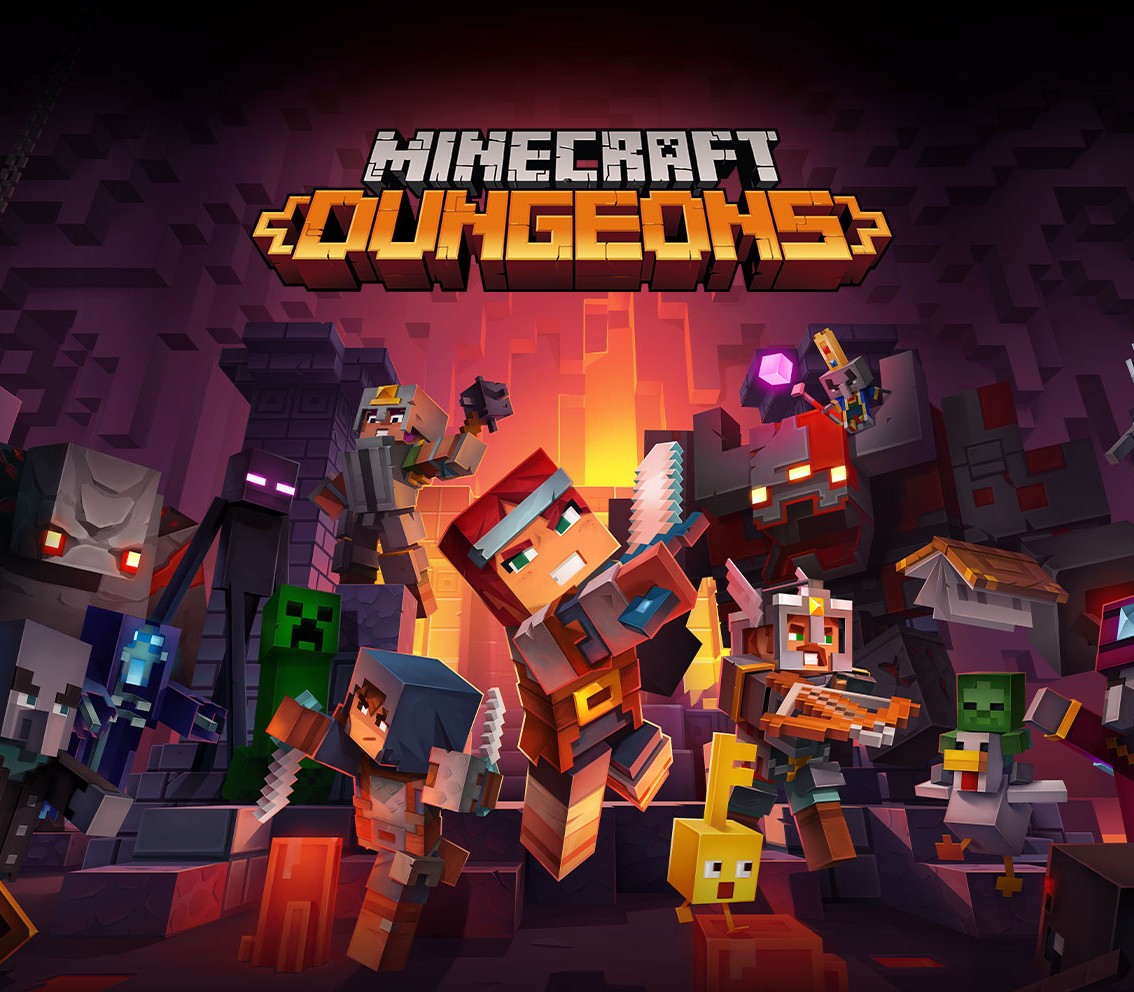 Minecraft Dungeons EU XBOX One CD Key Logo