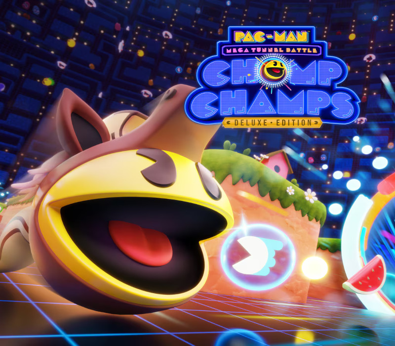 PAC-MAN Mega Tunnel Battle: Chomp Champs Deluxe Edition PC Steam CD Key Logo
