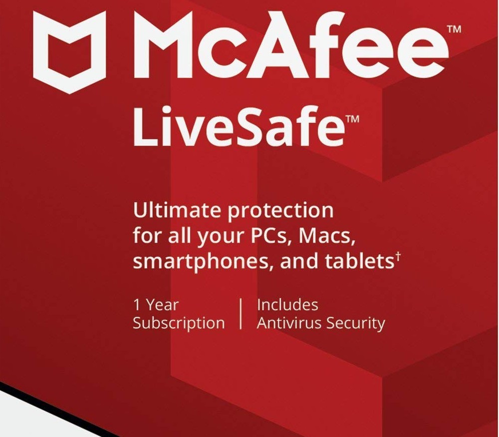 McAfee LiveSafe 2024 Key (1 Year / 1 Device) Logo