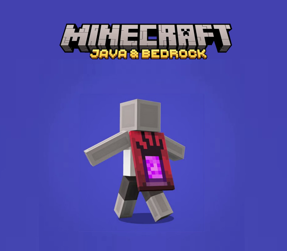 Minecraft Java & Bedrock Edition - Menace Cape DLC XBOX One / Xbox Series X|S / PC CD Key Logo