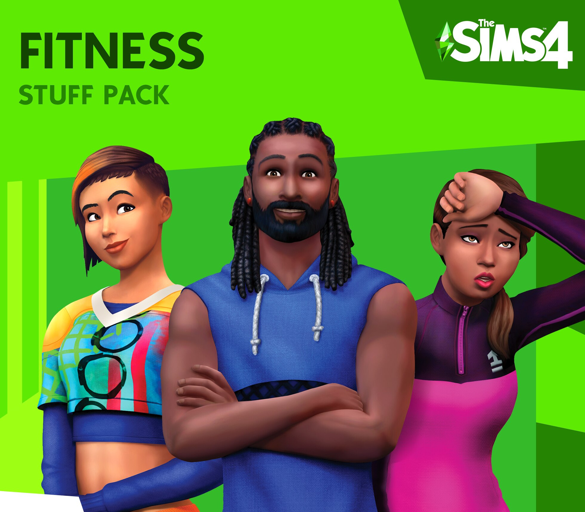 The Sims 4 - Fitness Stuff DLC EU XBOX One / Xbox Series X|S CD Key Logo
