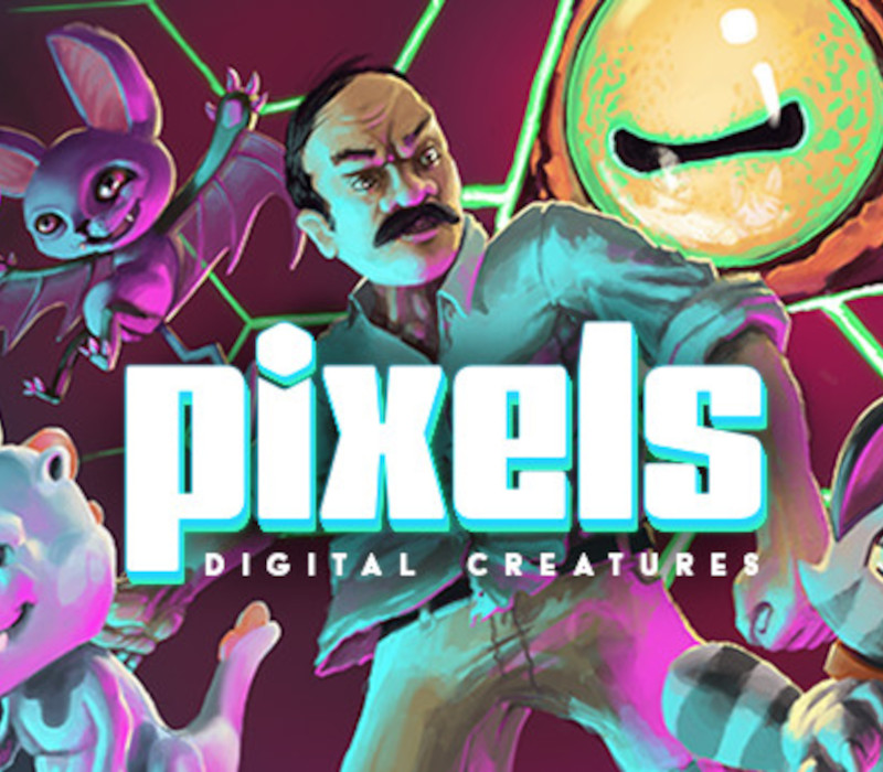 PIXELS: Digital Creatures Steam CD Key Logo