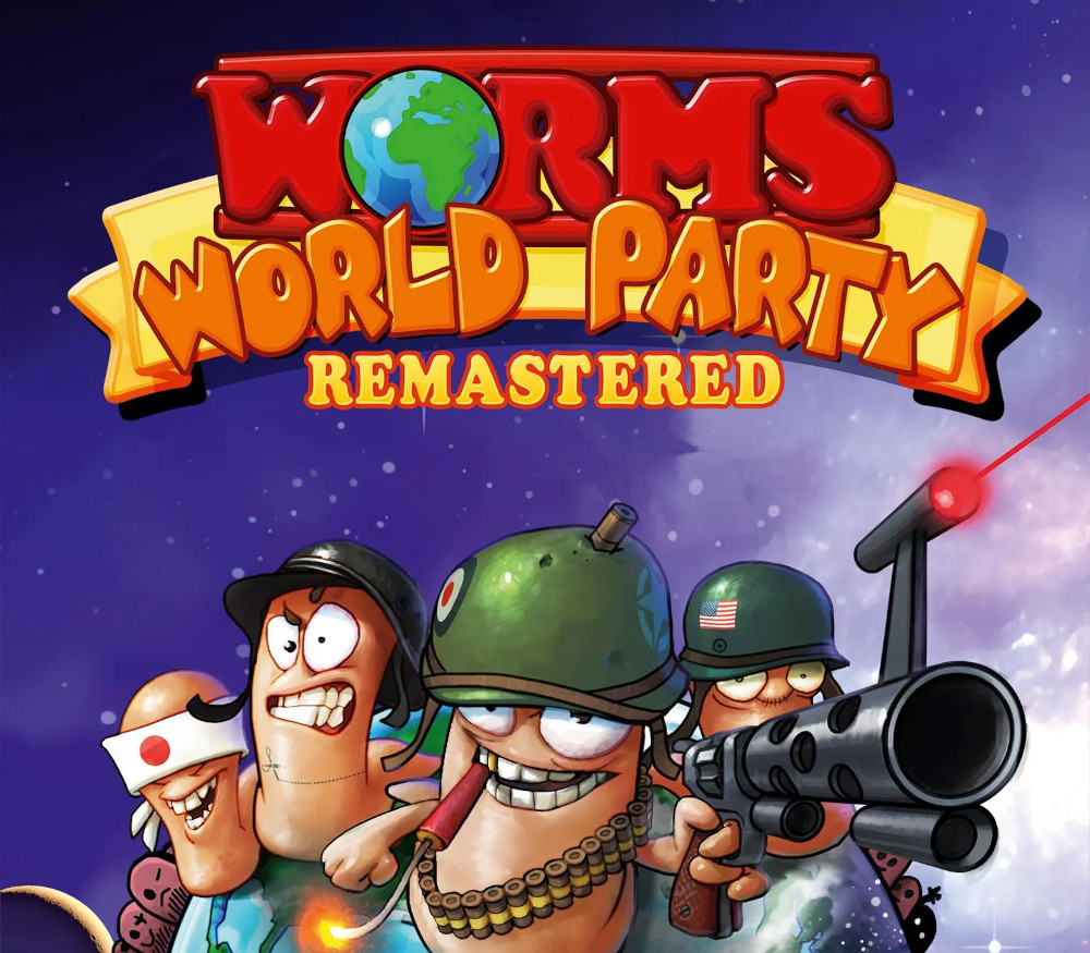 Worms World Party Remastered PC Steam CD Key Logo