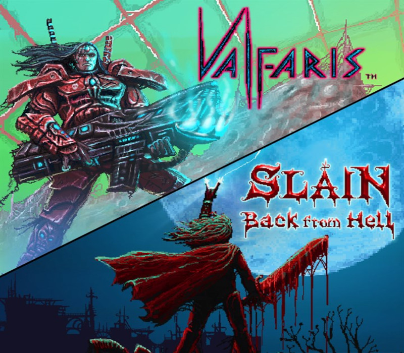 Valfaris and Slain: Back From Hell Bundle Steam CD Key Logo