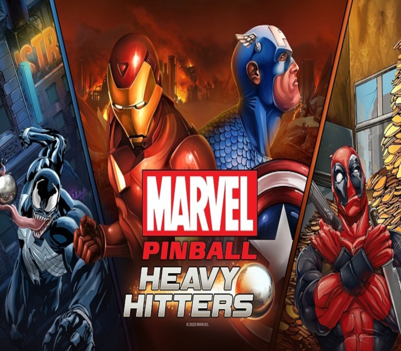 Pinball FX3 - Marvel Pinball - Heavy Hitters DLC Steam CD Key Logo