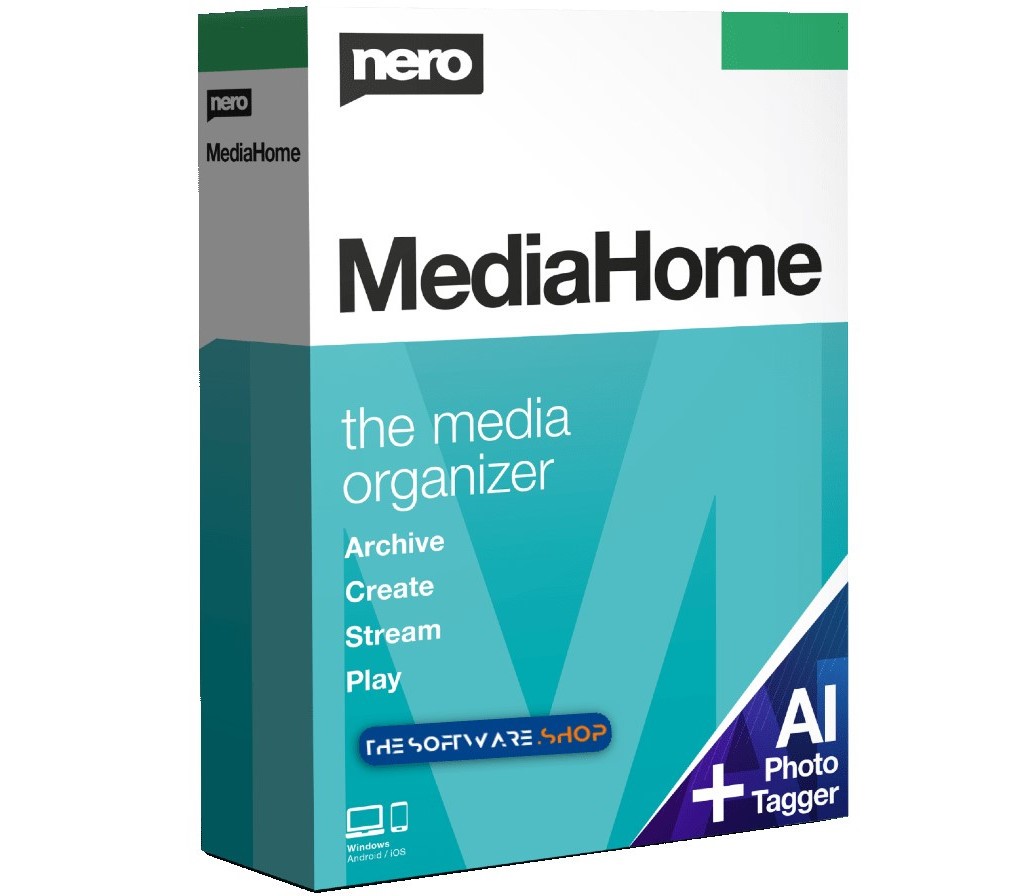 Nero MediaHome and AI Photo Tagger 2021 CD Key Logo