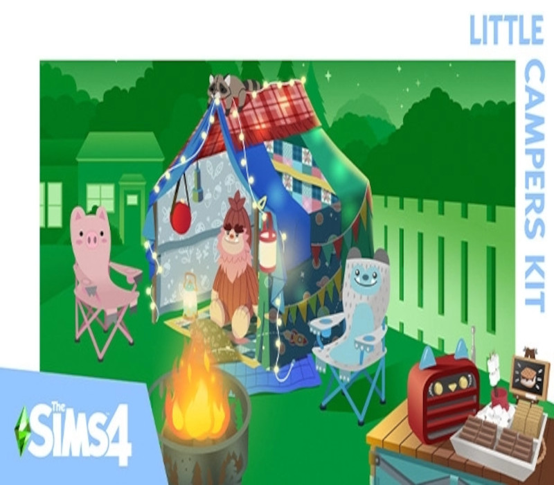The Sims 4 - Little Campers Kit DLC PC EA App CD Key Logo