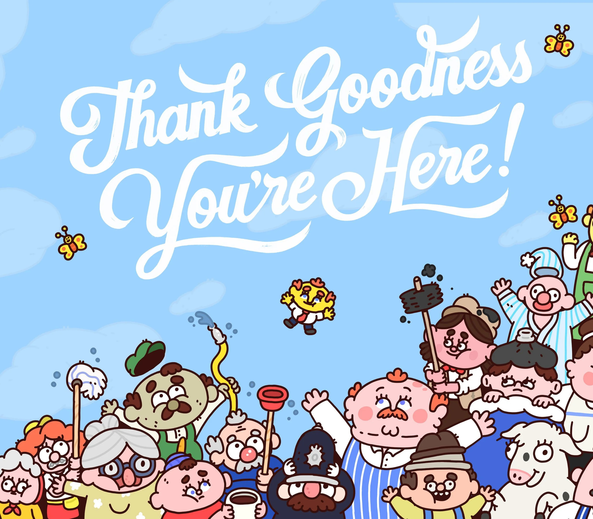 Thank Goodness You're Here! PC Steam CD Key Logo