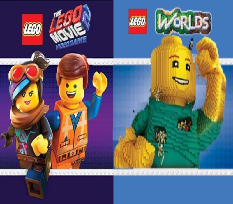 The LEGO Movie 2 Videogame & LEGO Worlds Bundle PC Steam CD Key Logo
