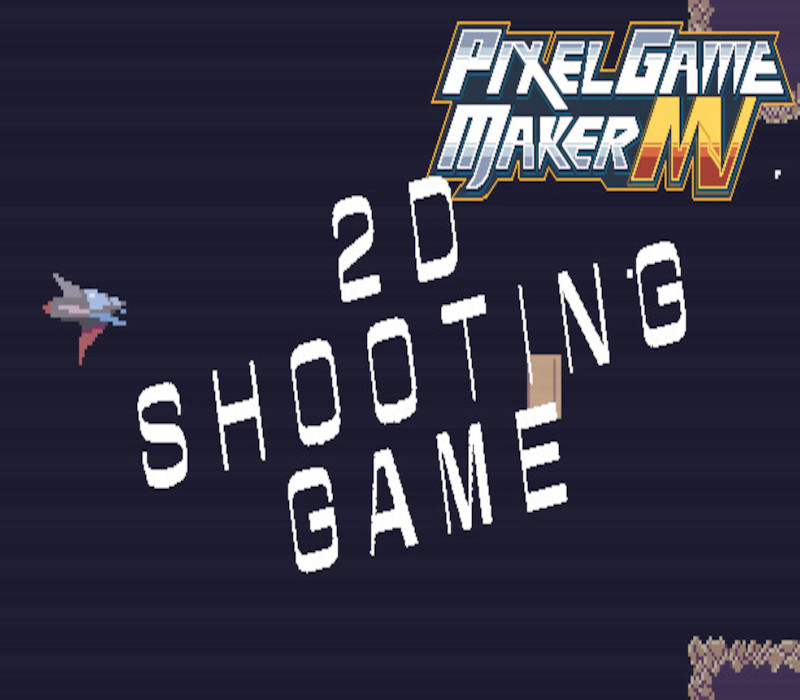 Pixel Game Maker MV - 2D Side-scroller Shooting Game Sample Project DLC PC Steam CD Key Logo
