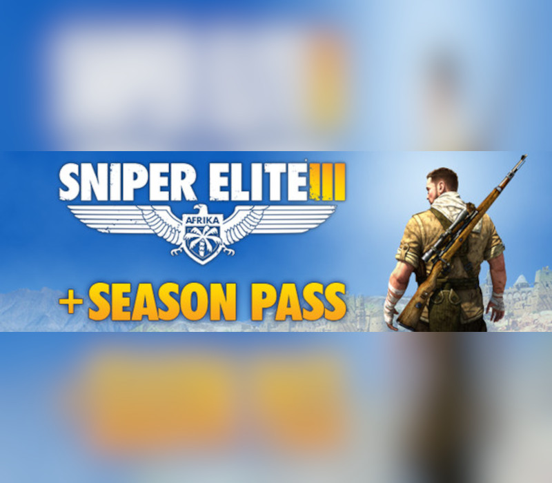 Sniper Elite 3 + Season Pass DLC EU PC Steam CD Key Logo