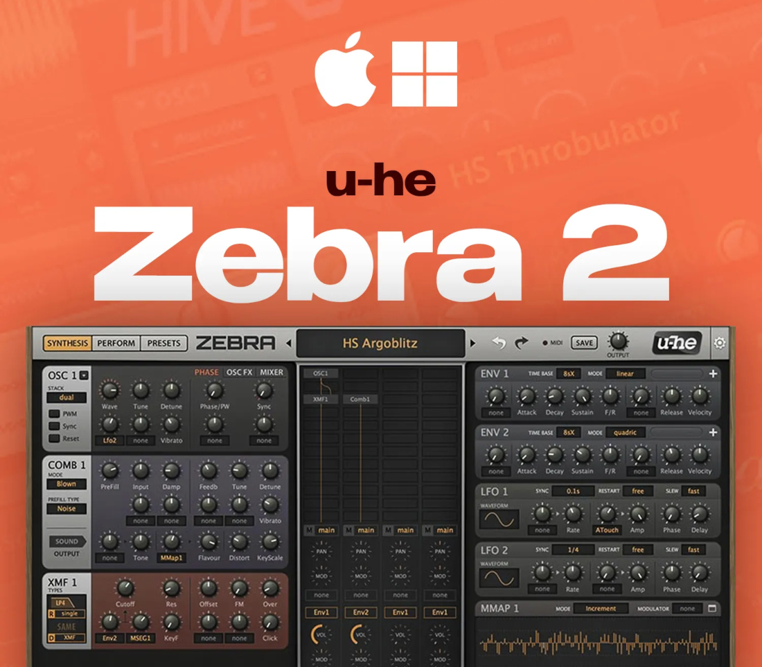 u-he Zebra 2 PC/MAC Key Logo
