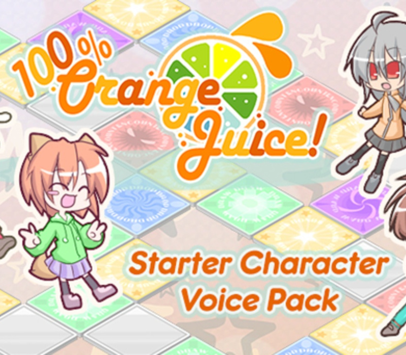 100% Orange Juice - Starter Character Voice Pack DLC Steam CD Key Logo