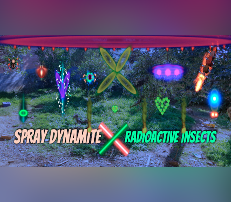 Spray Dynamite X Radioactive Insects PC Steam CD Key Logo