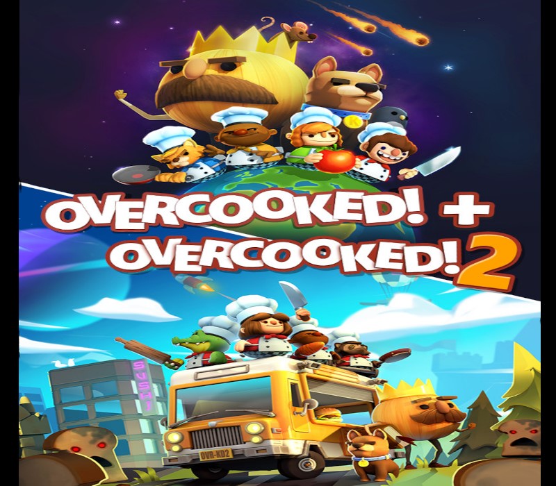 Overcooked! + Overcooked! 2 AR XBOX One / Xbox Series X|S / Windows 10 CD Key Logo