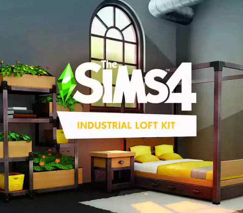 The Sims 4 - Industrial Loft Kit DLC PC EA App CD Key Logo