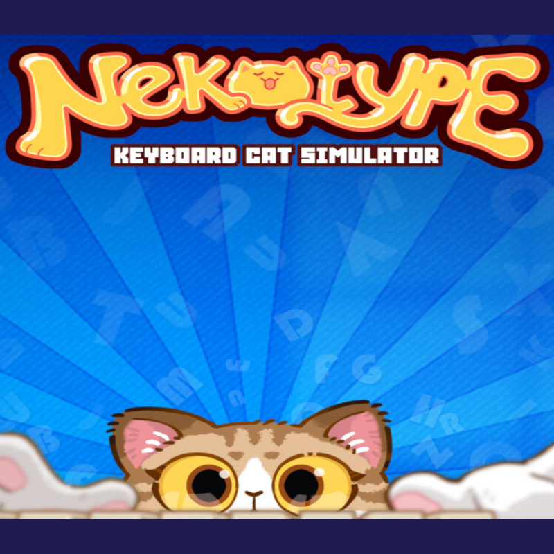 Nekotype Keyboard Cat Simulator PC Steam CD Key Logo