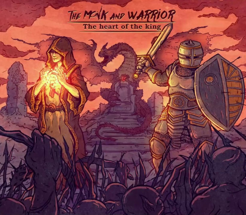 The Monk and the Warrior. The Heart of the King Steam CD Key Logo