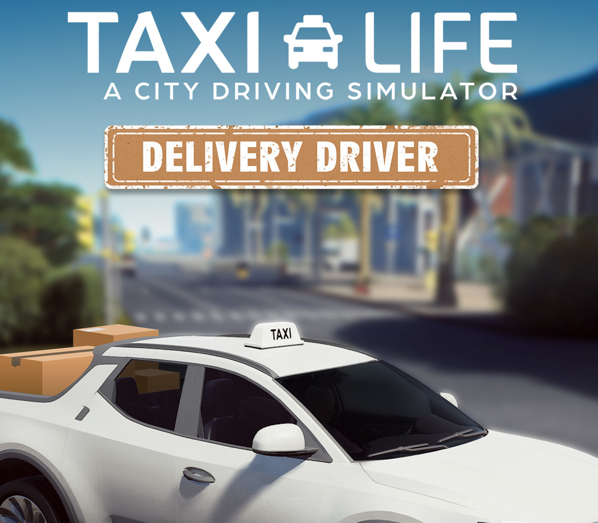 Taxi Life: A City Driving Simulator - Delivery Driver DLC PC Steam CD Key Logo