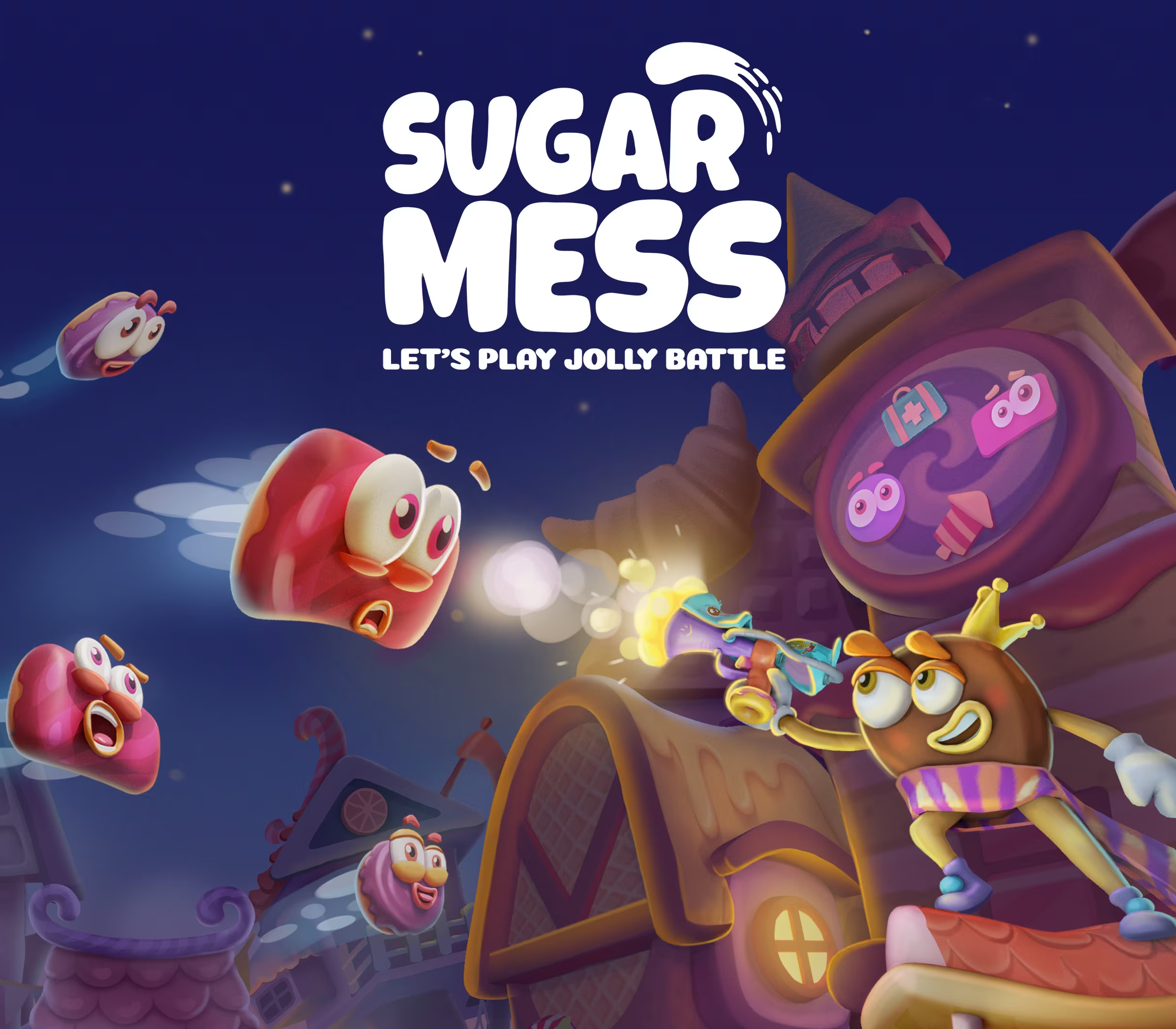 Sugar Mess - Let's Play Jolly Battle Steam CD Key Logo