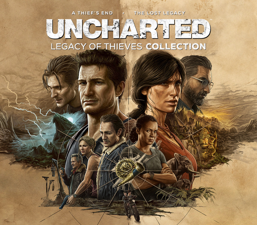 Uncharted: Legacy of Thieves Collection RoW PC Steam CD Key Logo