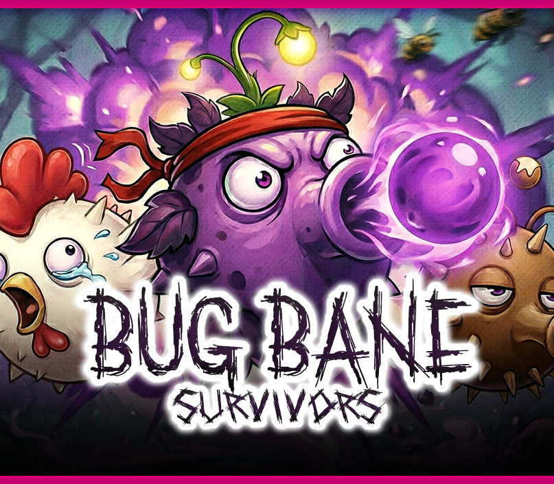 Bug Bane Survivors PC Steam CD Key Logo