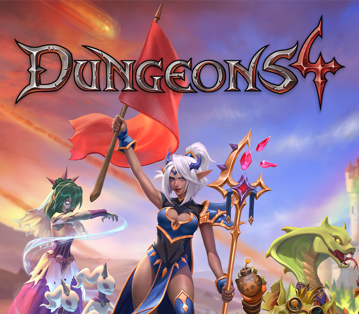 Dungeons 4 PC Steam CD Key Logo