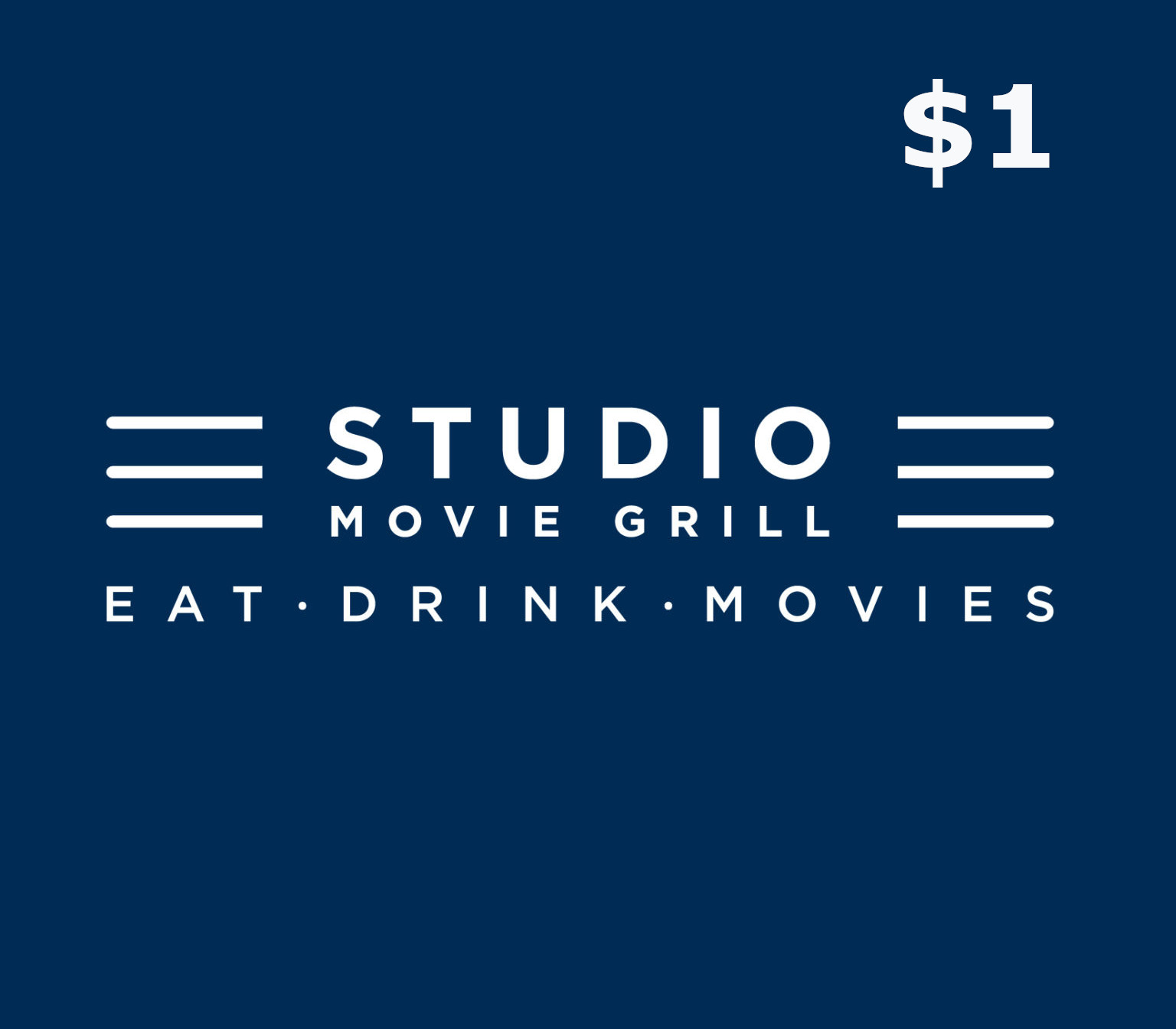 Studio Movie Grill $13 US Logo