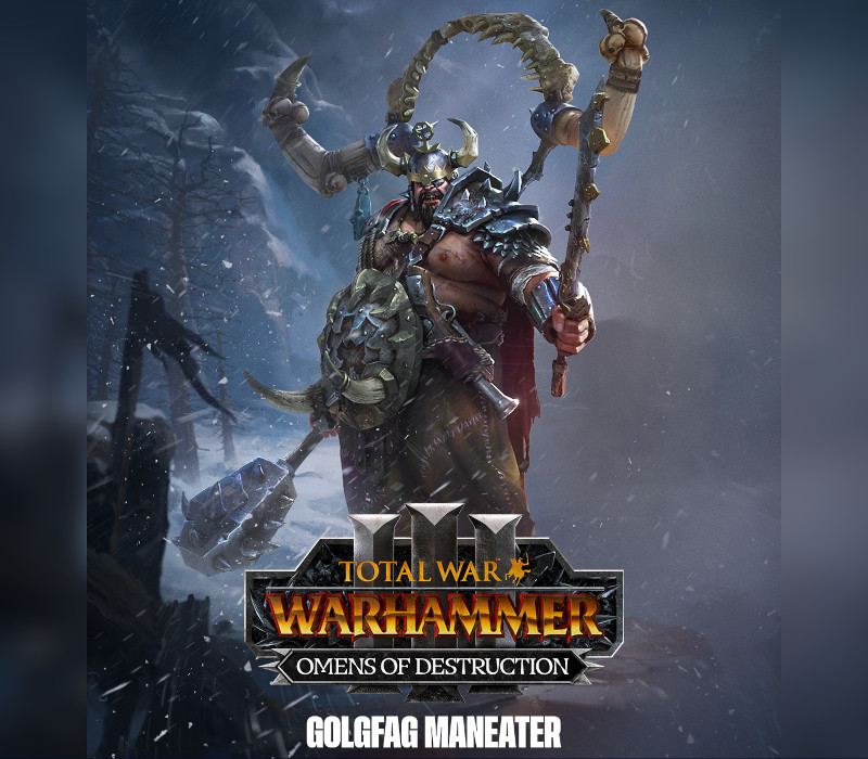 Total War: WARHAMMER III - Golgfag – Omens of Destruction DLC EU PC Steam CD Key Logo