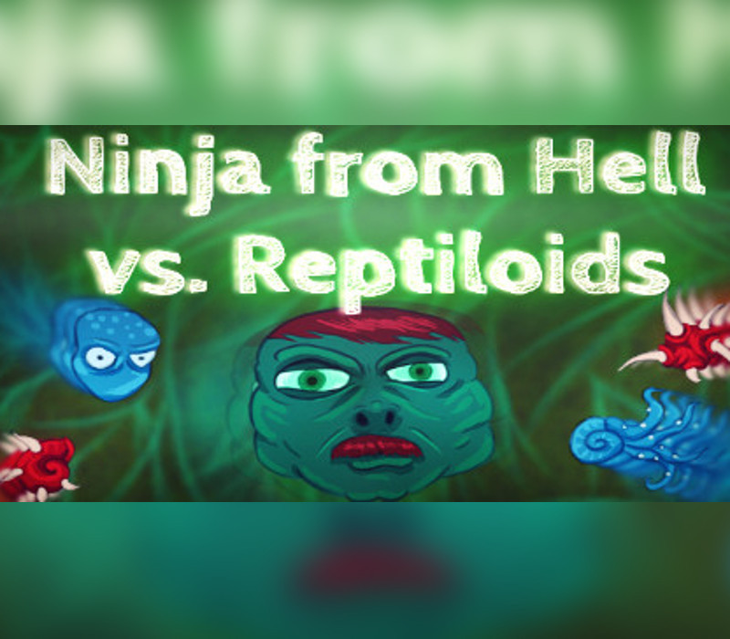 Ninja from Hell vs. Reptiloids Steam CD Key Logo