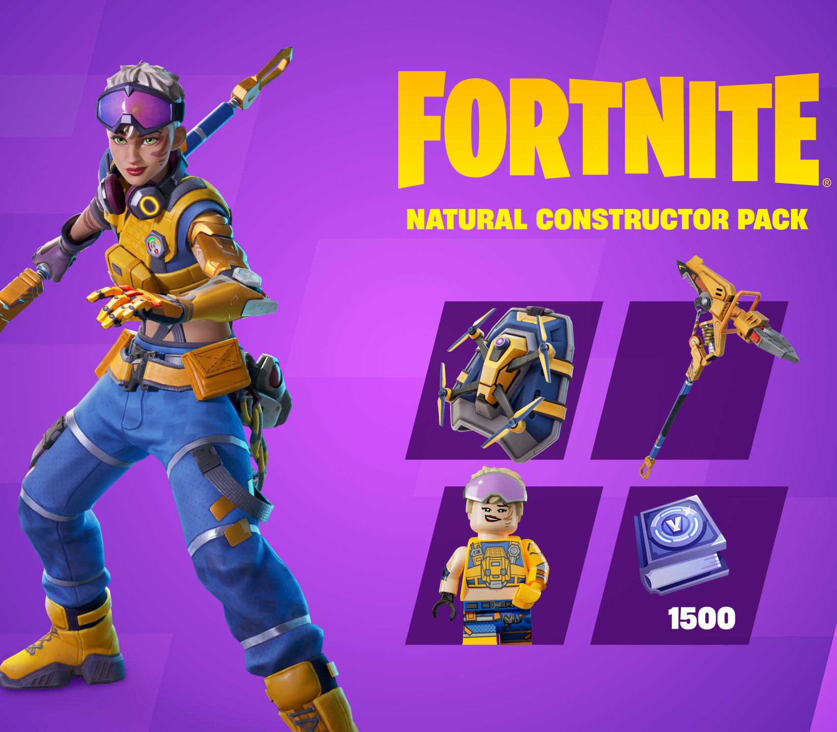Fortnite - Natural Constructor Pack DLC ZA XBOX One / Xbox Series X|S CD Key Logo