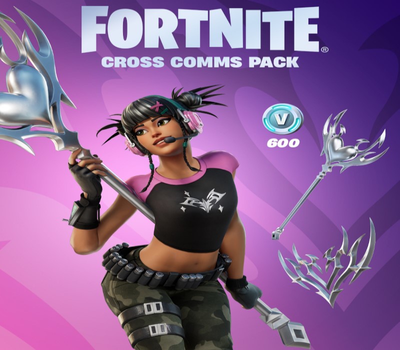 Fortnite - Cross Comms Pack + 600 V-Bucks Challenge DLC EU XBOX One / Xbox Series X|S CD Key Logo
